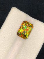 sparkling sphene gemstone