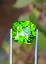 natural green peridot