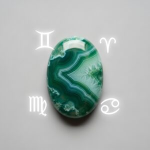 what are green agate stones