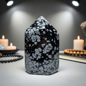 Snowflake Obsidian