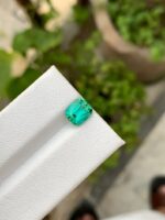 blue green tourmaline pendant