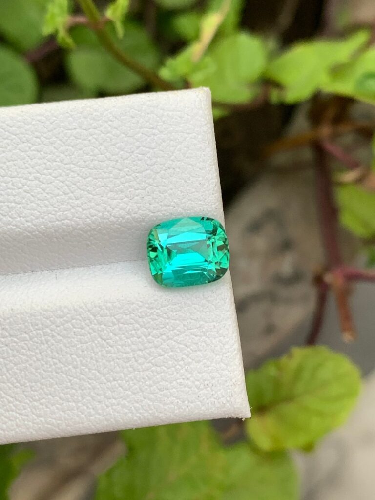 bluish green tourmaline