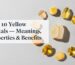 what are yellow crystals and stones