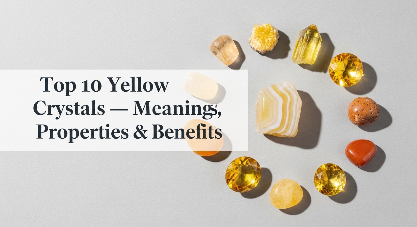 what are yellow crystals and stones